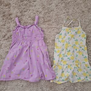 Cat & Jack Purple Dress with Fruit Print